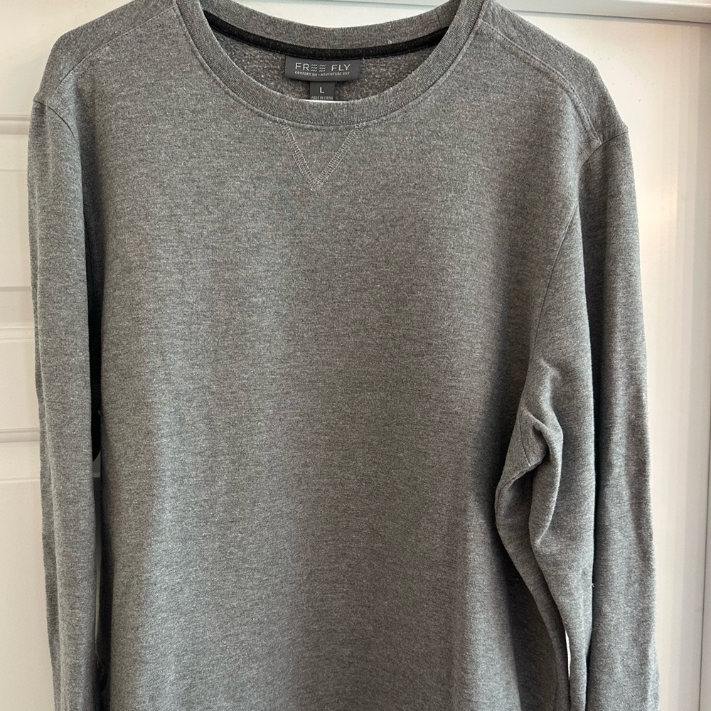 Gray Long Sleeve Sweatshirt